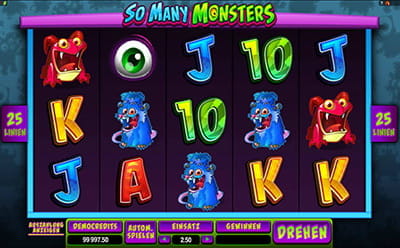 Der So Many Monsters Spielautomat